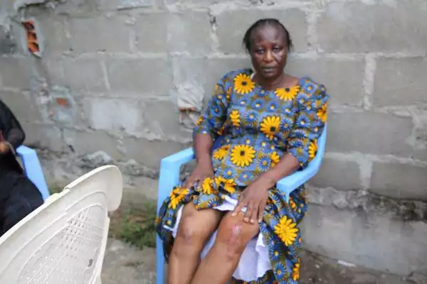 Lagos Businessman Allegedly Brutalizes 90-year-old Woman Over Property Dispute {Photos}